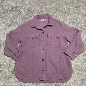 Women’s Madewell Waffle Branner Shirt Jacket Size M